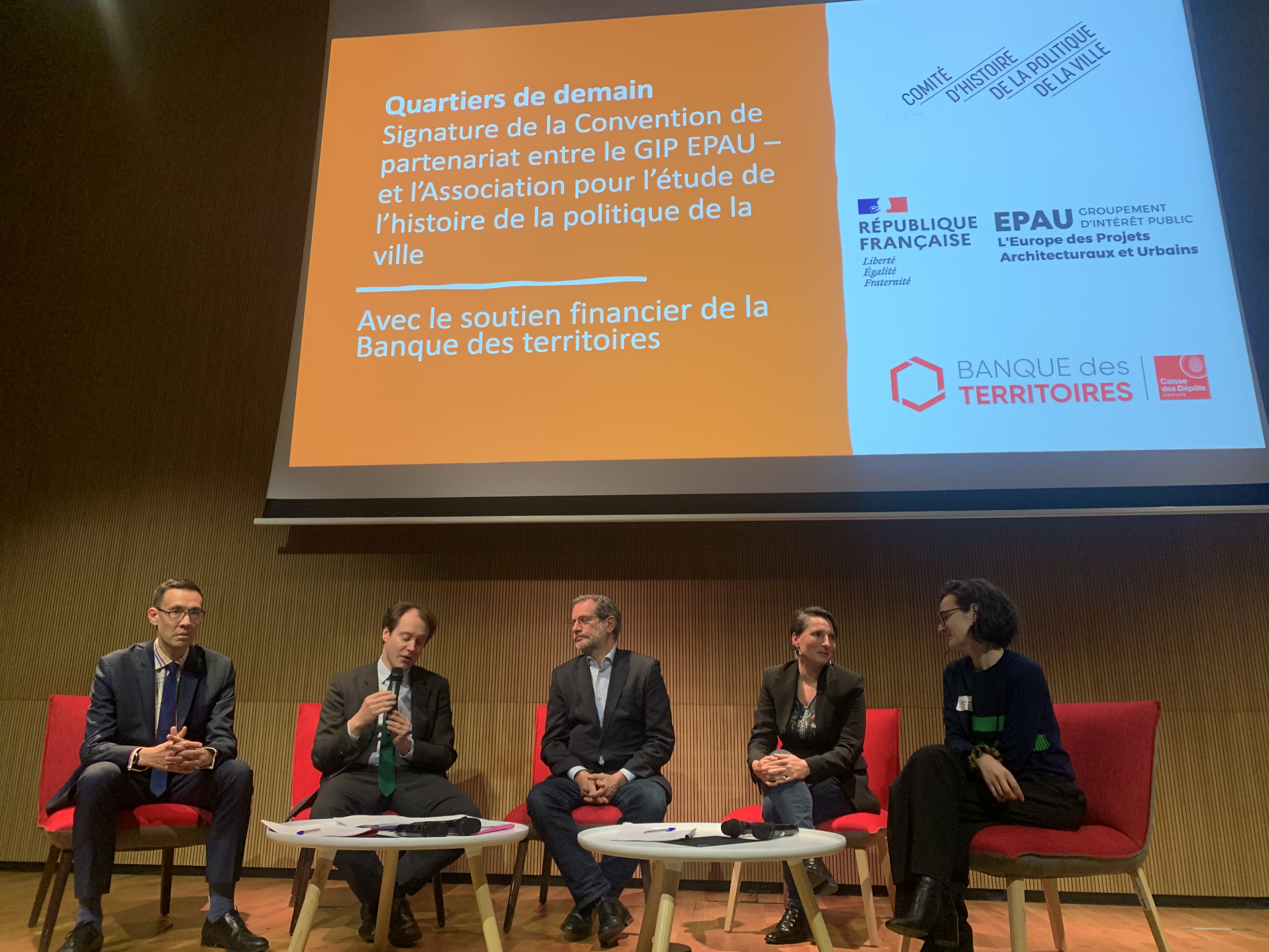 « Quartiers de demain » : partenariat avec le GIP EPAU « Quartiers de demain » : partenariat avec le GIP EPAU