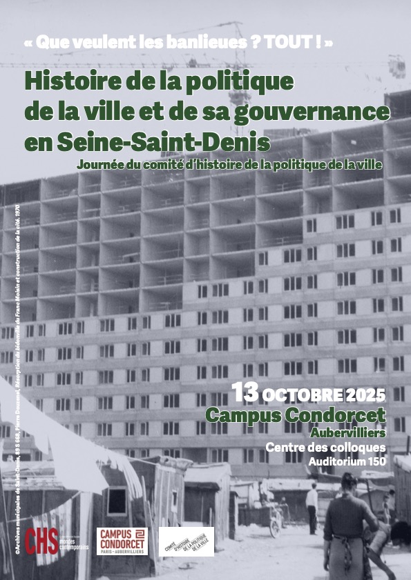 Histoire de la politique de la ville et de sa gouvernance en Seine Saint Denis ("Que veulent les banlieues ? Tout !"). Histoire de la politique de la ville et de sa gouvernance en Seine Saint Denis ("Que veulent les banlieues ? Tout !").